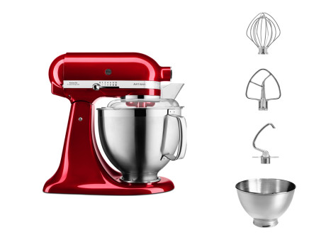 KITCHENAID 5KSM185PSECA ROSSO  IMPASTATRICE 300W 4,8L MO
