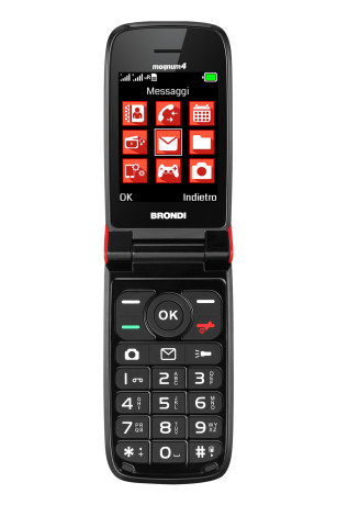 BRONDI MAGNUM4ROSSO  T.CELL2.8 2SIM 1.3MP BT ROSSO