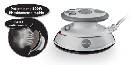 MACOM 876 IRON ONE  FERRO VAP MINI 500W 04,4LT 3LIV