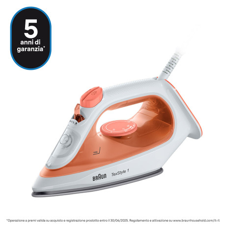 BRAUN SI1009OR  FERRO ST VAPORE 1900W 120GR/MIN TEXSTYLE