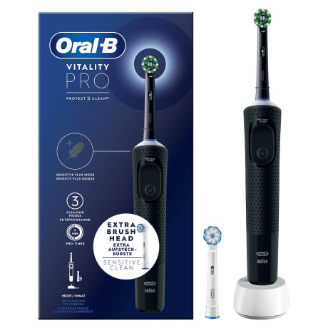 ORAL B VITALITYPROBLACK  SPAZZOLINO EL 7.800OSC/MIN TEC.