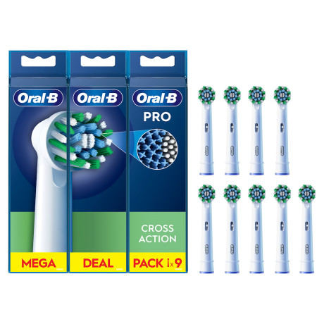 ORAL B EB50RX 3+3+3  REFIL PRO CROSS ACTION 3+3+3 9PZ