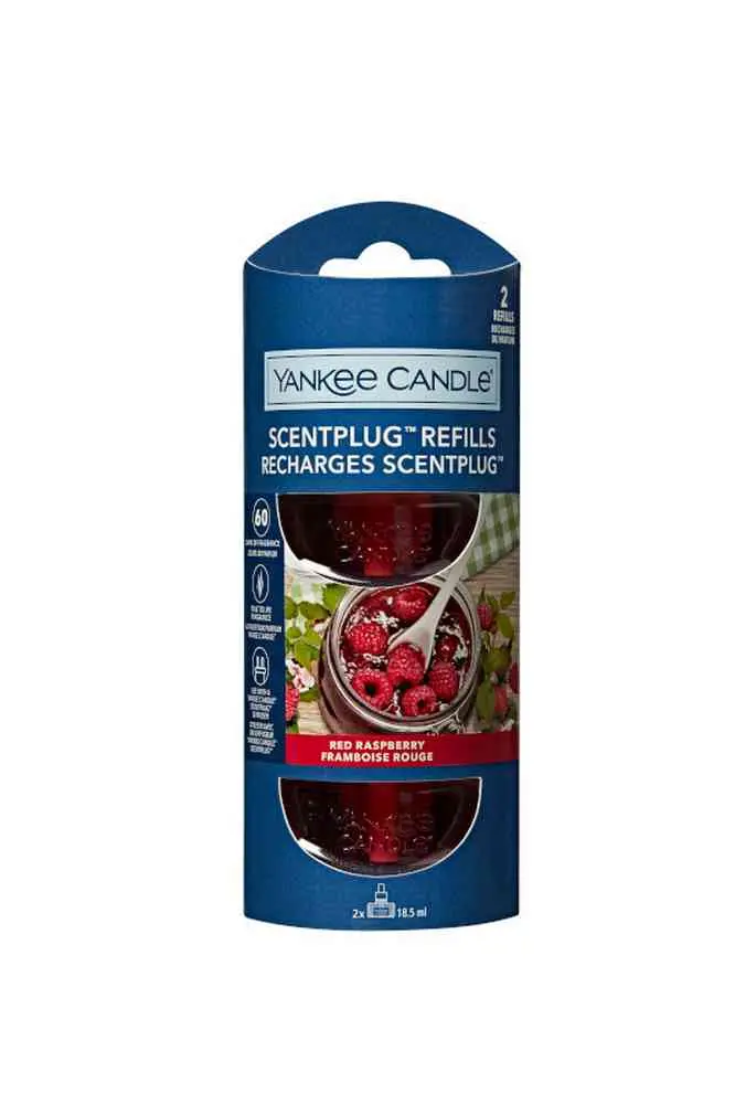 YANKEE 1629324E RED RASPBERRY EHF TWIN REFILL HW