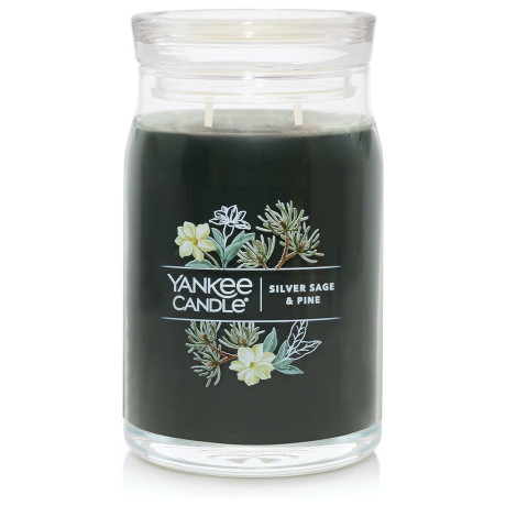 YANKEE S SILVER SAGE/PINE LARGE JAR 1629993E