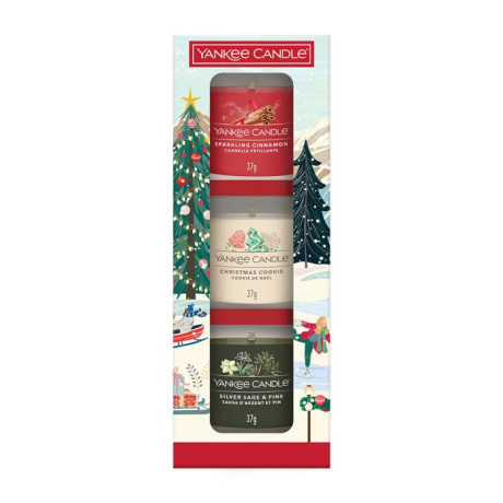 YANKEE AW25 CHRISTMAS C. VOTIVE 3 PACK 2652673E