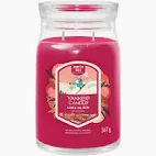 YANKEE S SANTA ON SKIS LARGE JAR 2653153E