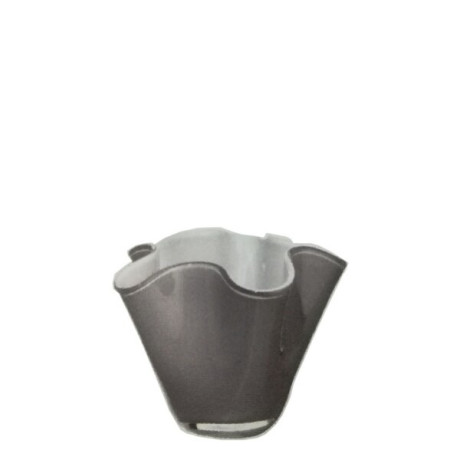 ONLYLUX OL01741 WAVE MINI CACHEPOT H.13 OPAL/GREY