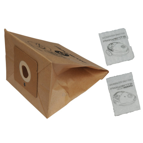 ROWENTA ZR0039  SACCH CARTA6PZ+FILTRO X COMPACTEO