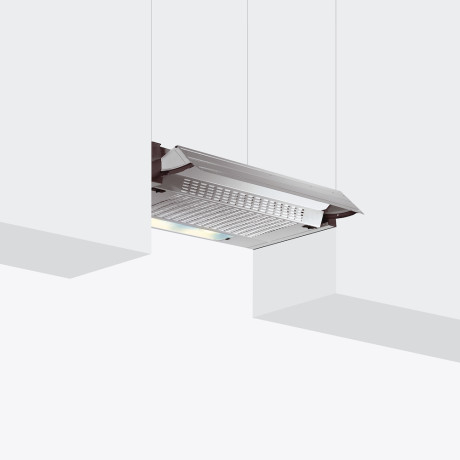 GLEM GAS GHE601SI  CAPPA ESTRAIBILE 60CM SILVER