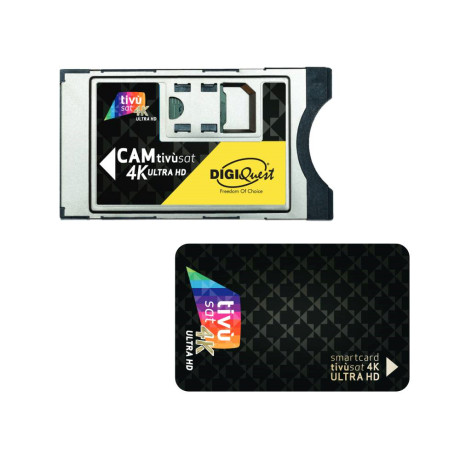 DIGIQUEST BUNDLETVSAT4K  CAM 4K TIVUSAT+3 MESI INFINITY