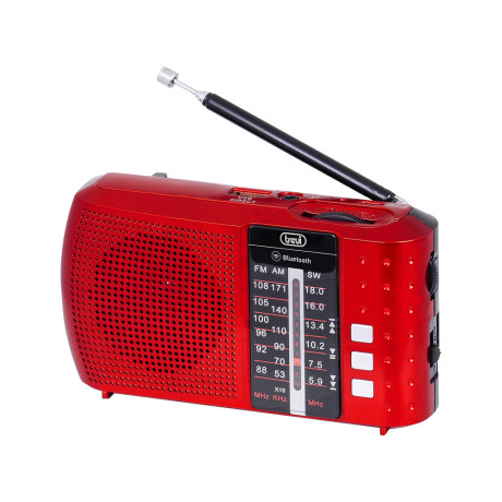 TREVI RA7F20BTROSSO  RADIO PORTATILE MULTIBANDA BT MP3 R