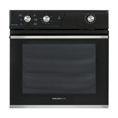 GLEM GAS GFR62BK-S3  FORNO 64LT MULTI9 A NERO LUCIDO