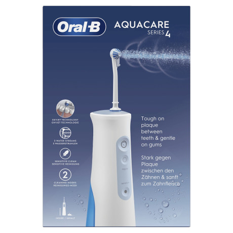 ORAL B AQUACARE 4  IDROPULSORE RICARICABILE