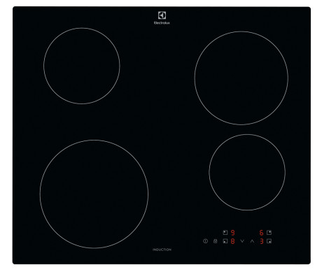 ELECTROLUX EIB60424BLACK  PIANO INDUZ 60CM 4Z NERO