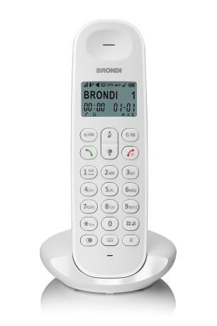 BRONDI LOTUSBIANCO  CORDLESS ECO DECT LOTUS BIANCO