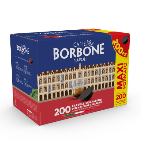 BORBONE AMSBLUNOBILE4X50N  CAPS COMP LAVAZZA 200PZ NOBIL