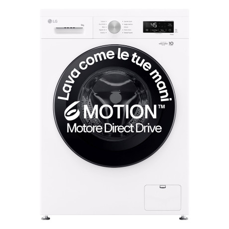 LG F4NX1009NWB LAVATRICE CF9KG 1400G INV VAP TOP RIM.