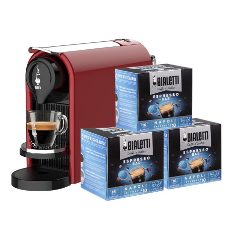 BIALETTI GIOIA PLUS ROSSO  MACC CAFFE 1200W SERB 0.5L 20