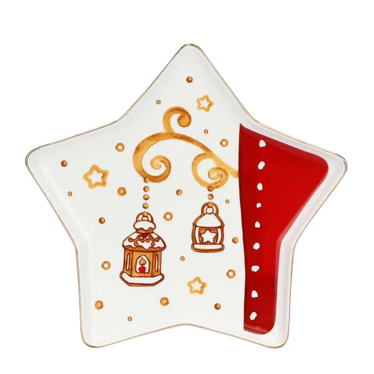 THUN T10609571P00  PIATTO NATALEFORMA STELLA