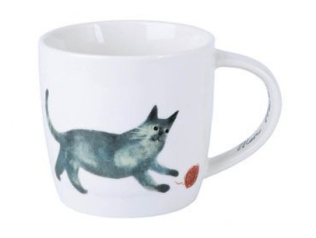 MAX&WILL MWDX1218  BAL OF YARN MUG 400ML MM FELINE FREN