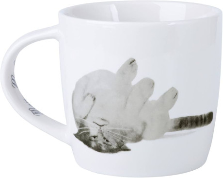 MAX&WILL MWDX1225  UPSIDE DOWN MUG 400MG FELINE FRIENDS