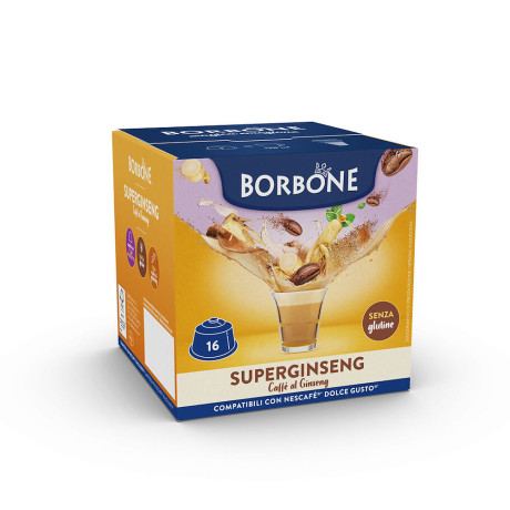 BORBONE DGSUPERGIN4X16  DOLCE GUSTO 16PZ SUPERGINSENG