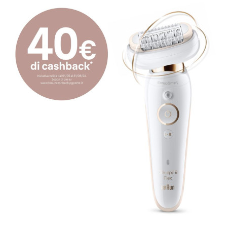 BRAUN SE9001  EPILATORE CONTESTINA FLESSIBILE