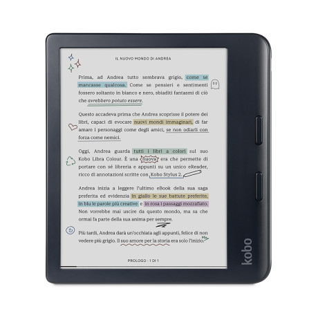 Immagine KOBO N428-KU-BK-K-CK  E-BOOK LIBRA COLOUR BLACK