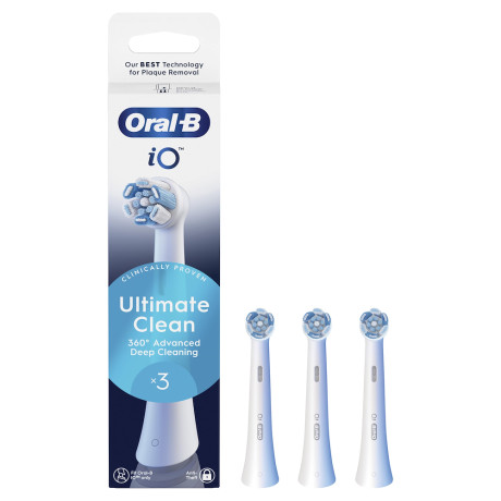 ORAL B REFILL IO ULTRA  REFILL IO ULTRA X3 - BIANCHE