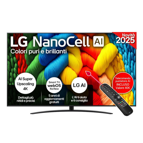 LG 86NANO81A6A.API  TVC LEDNANOCELL 4K SMART SAT T2 HEV