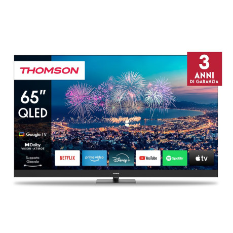 THOMSON 65QG6C14  TVC QLED PLUS 65 SMART GOOGLE FRONTSPE