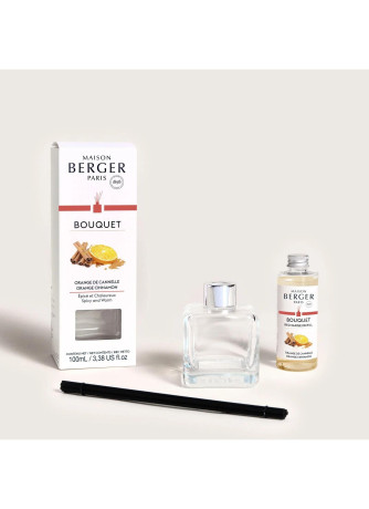 LAMPE BERGER 7752  BQT GLACON ORANGE CANNELLE