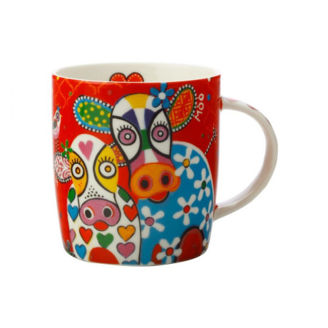 MAX&WILL MWDX0671 LOVE H. MUG 370ML HAPPY MOO DAY