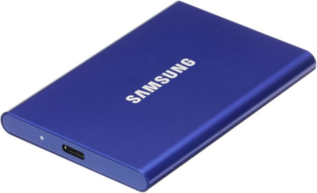 Immagine SAMSUNG MU-PC1T0H/WW  PORTABLE SSD T7 1TB INDIGO BLU