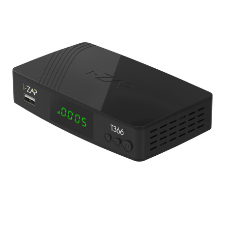 ZAP T366  DECODER DIGIT. TER. DVB-T2-H265 TEL