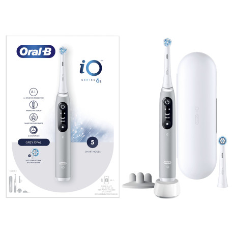 ORAL B IO6S GREY  SPAZZOLINO EL 5 MOD. SPAZZ TEC.