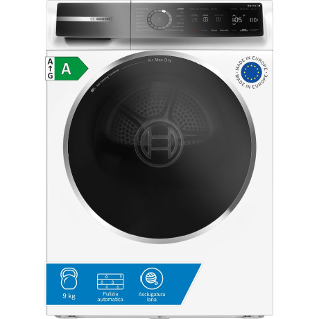 BOSCH WRB247C0IT  ASCIUG 9KG AUTOPULENTE VAPORE