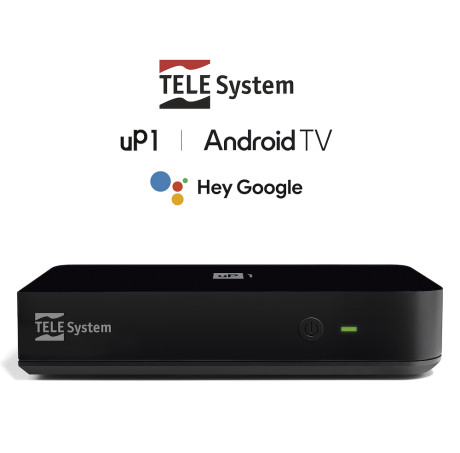 TELESYSTEM UP1  DECODER 4K ANDROID T2 HEVC