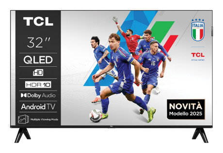 Immagine TCL 32S49K  TVC QLED 32 HD SMART ANDROID SAT T2 HEVC