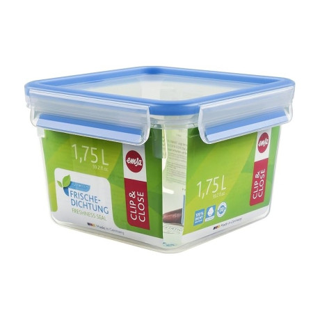 EMSA 0000508537  CLIP&CLOSE3D CONTEN.QUADRATO 1,75L