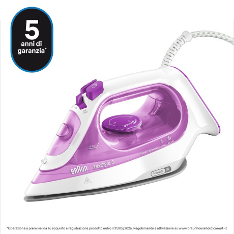 BRAUN SI3030PU  FERRO ST VAPORE 2300W 140GR/MIN.PIASTRA