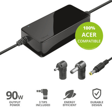 TRUST 23391 MAXO  ACER 90WLAPTOP CHARGER