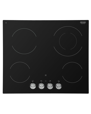 DE LONGHI PVC61FK PIANO COT.60CM 4PE NERO VETROCERAMICA