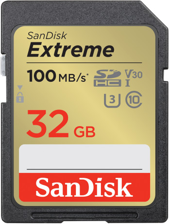 SANDISK SDSDXVT-032G-GNCINCARD SD EXTREME 32GB HC FOTO