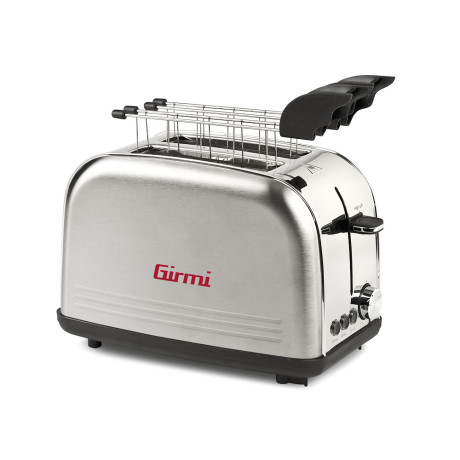 GIRMI TP5706  TOSTAPANE INOX ELETTRONICO C/PINZE 850