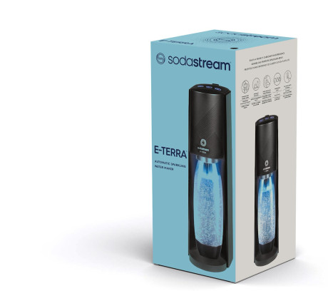 SODASTREAM E-TERRA  GASATORE NERO+BOTT 1L LAVABIN L