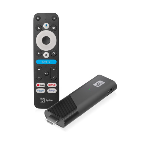 TELESYSTEM UP  STREAMING STICK 4K GOOGLE TV WIFI