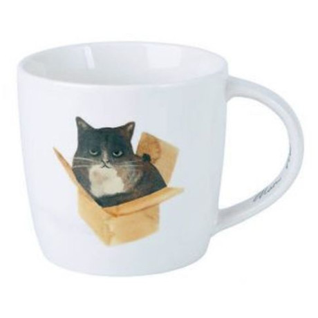 MAX&WILL MWDX1216  CAT IN ABOX MUG 400ML MM FELINE FREN