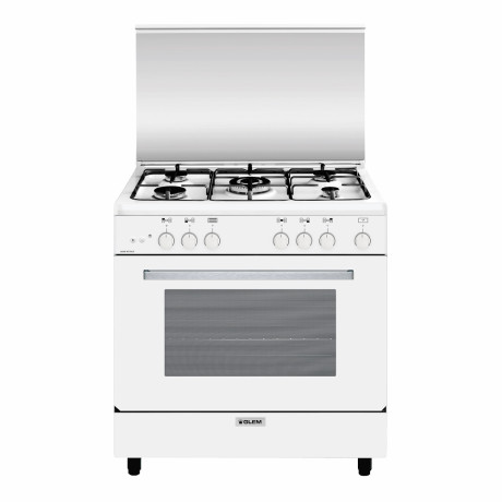GLEM-GAS A855GX  CUCINA 80X50 4F+1TC BIANCA