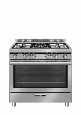 GLEM GAS ST965VI  CUCINA A GAS 90X60 5F MAXIFORNO GAS IX